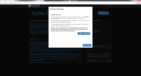 How do I install a firmware update to Syrinx DVL? - Sonardyne