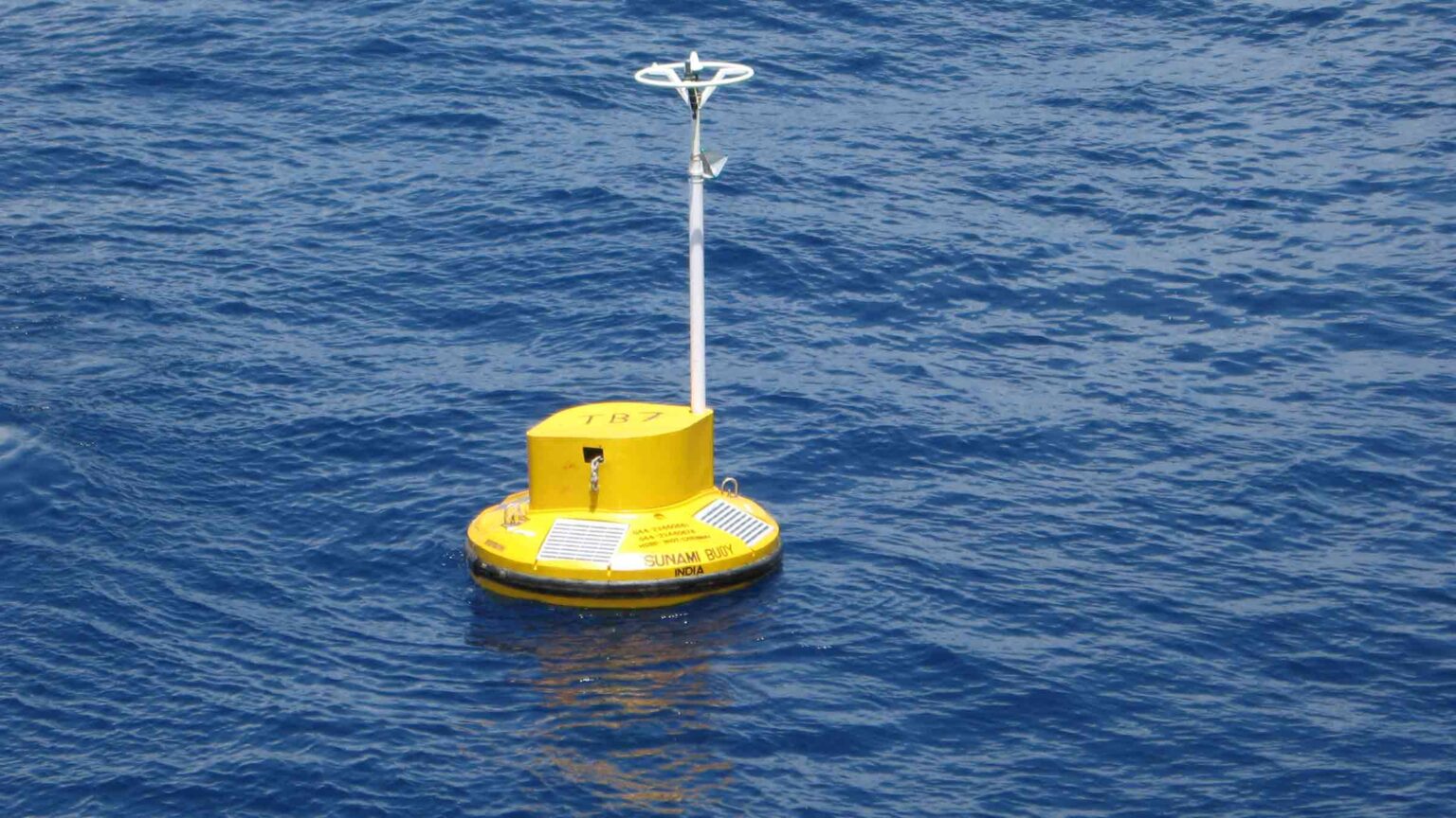 What does a tsunami warning system look like