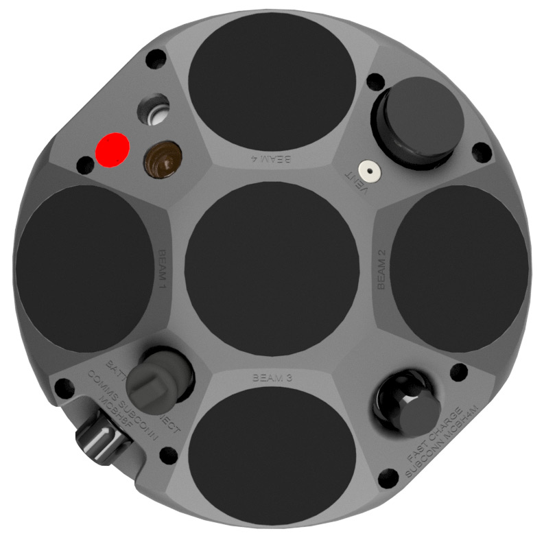 What is the beam configuration of Origin 600? Sonardyne