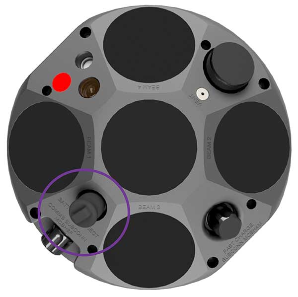 How do I use the battery disconnect? Sonardyne
