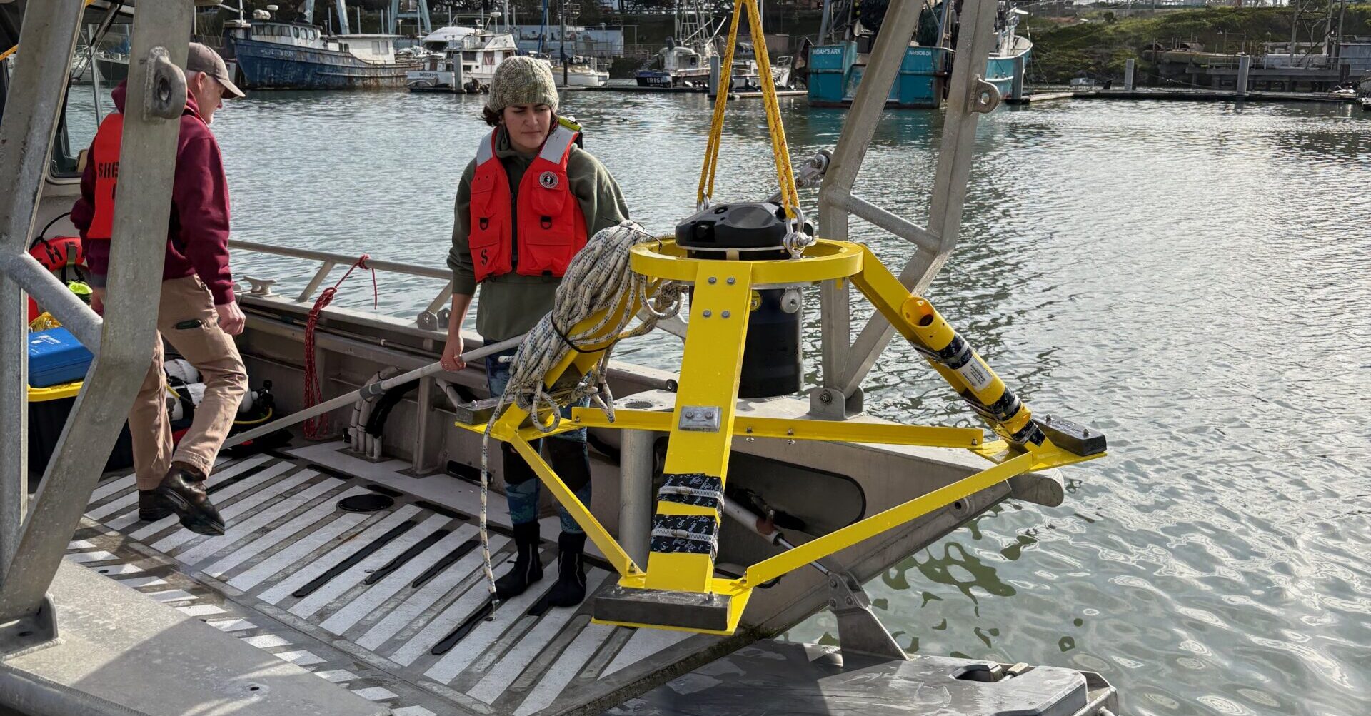 Coupling ADCP and biogeochemical data for coastal resilience and ecosystem research 