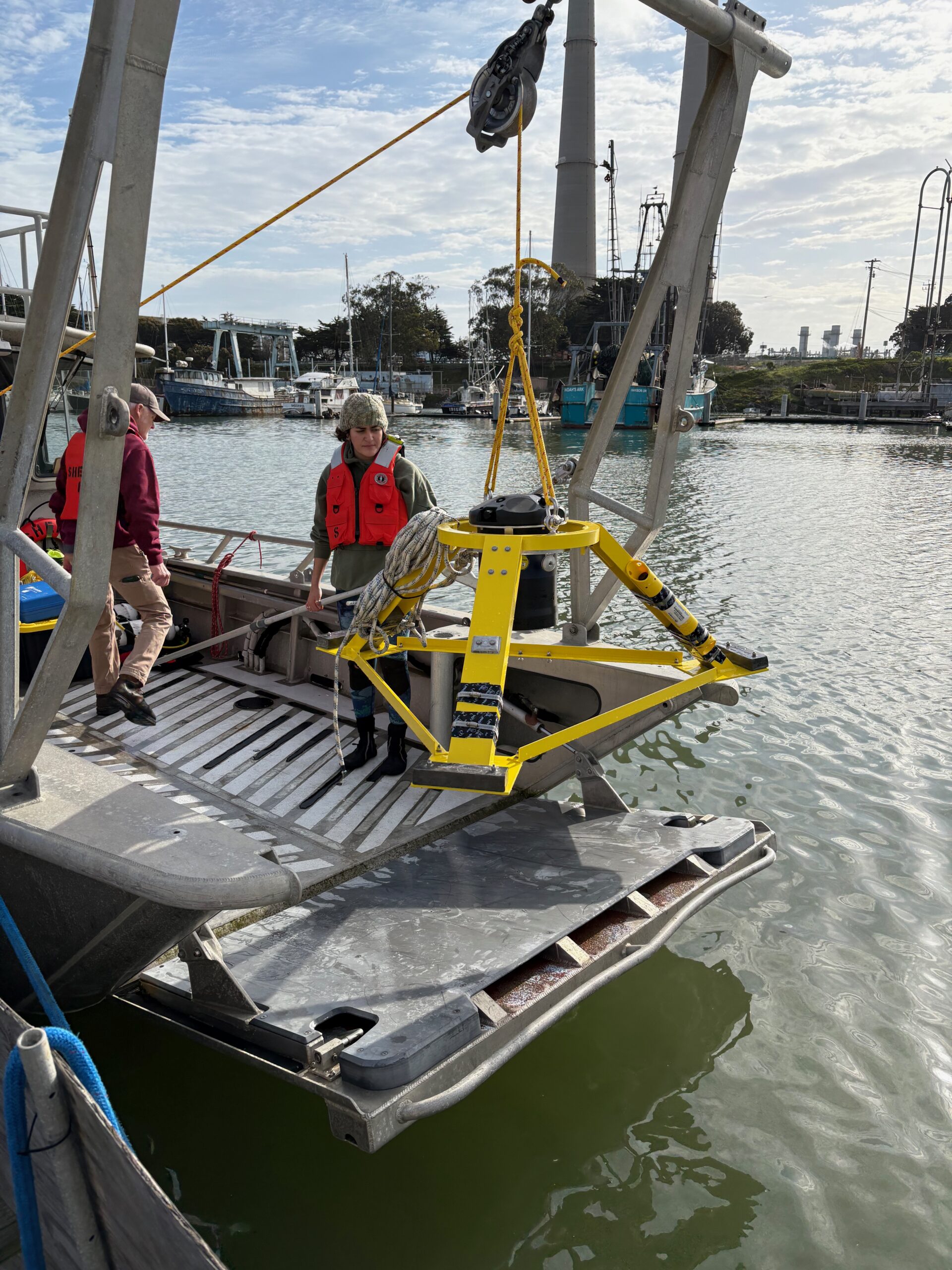 Coupling ADCP and biogeochemical data for coastal resilience and ecosystem research